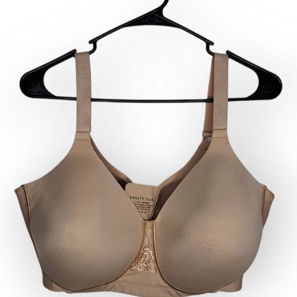 Vanity Fair Women's Plus Size Full Figure Beauty Back Smoother Wireless Bra size - Picture 1 of 5